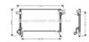 AVA QUALITY COOLING MT5144 Condenser, air conditioning